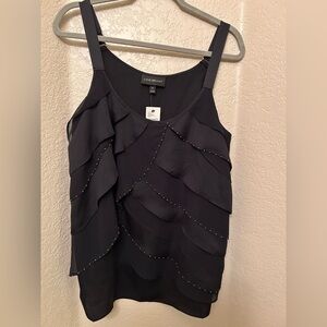 Lane Bryant Women’s NWT Ruffled Black Tank Size 16